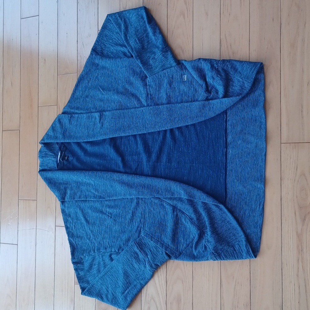 Tommy Hilfiger blue with white pin stripes cardigan
